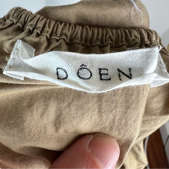 DOEN TOPAZ TOP - PRAIRIE SANDS Puff Sleeves Size S - Picture 8 of 10